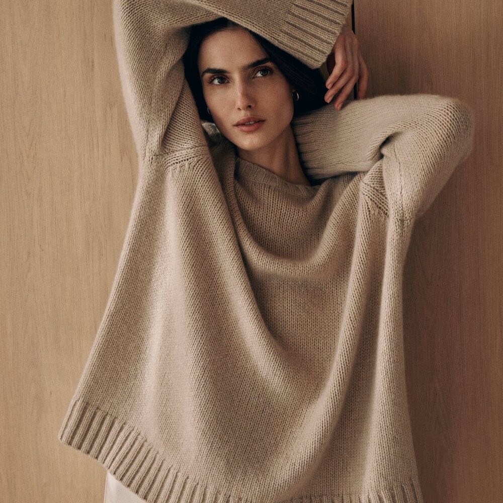 ISOJENNI KAYNE Cashmere Amelia Crewneck XXS